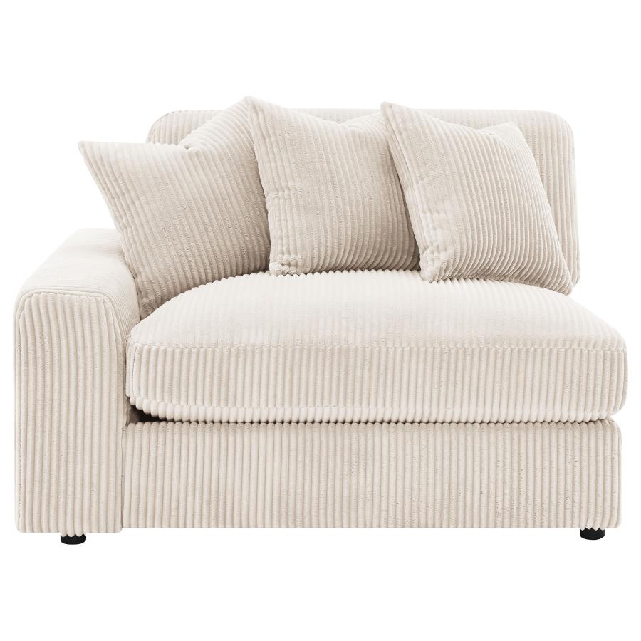 Blaine Upholstered Reversible Chaise Sectional Sofa Sand - 509899