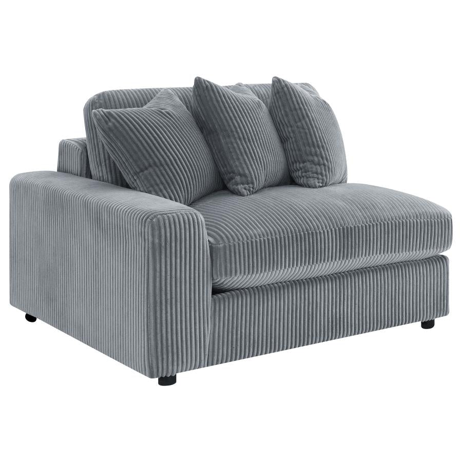 Blaine Upholstered Reversible Chaise Sectional Sofa Fog - 509900-SET