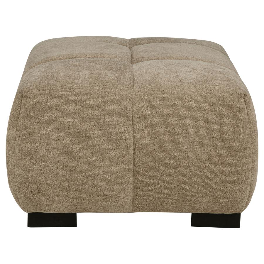 Octavia Upholstered Rectangular Ottoman Camel - 509964