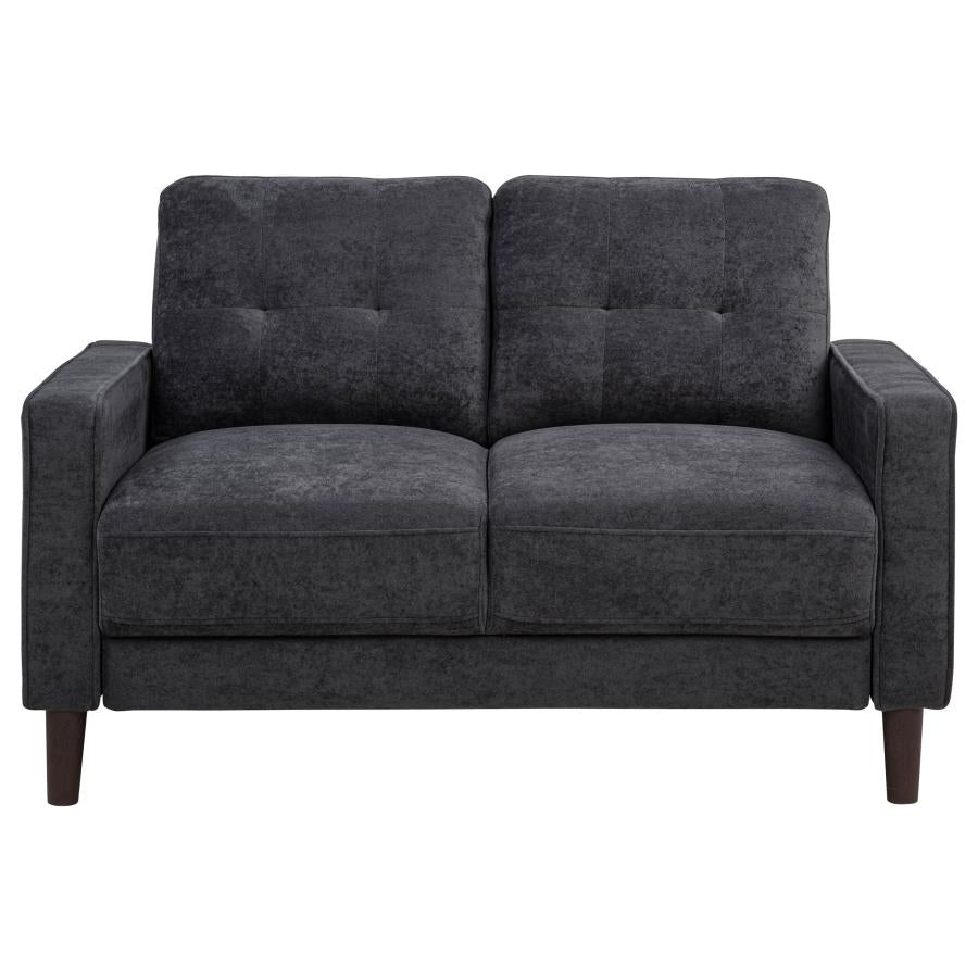 Bowen II 3-piece Upholstered Track Arm Sofa Set Steel Grey - 509981-S3