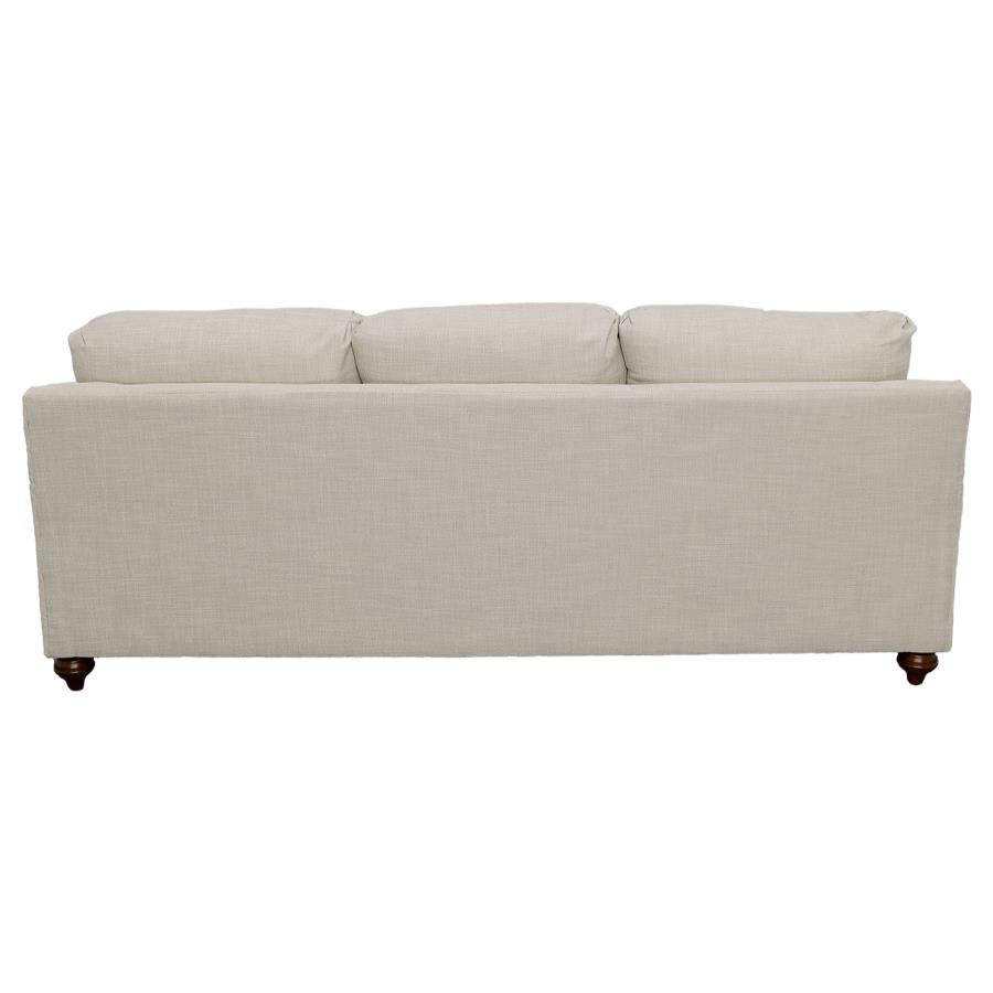 Glenn Upholstered English Arm Sofa Light Grey and Grey - 511094