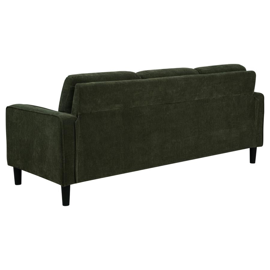 Ruth 77-inch Fabric Upholstered Track Arm Sofa Matcha Green - 511214