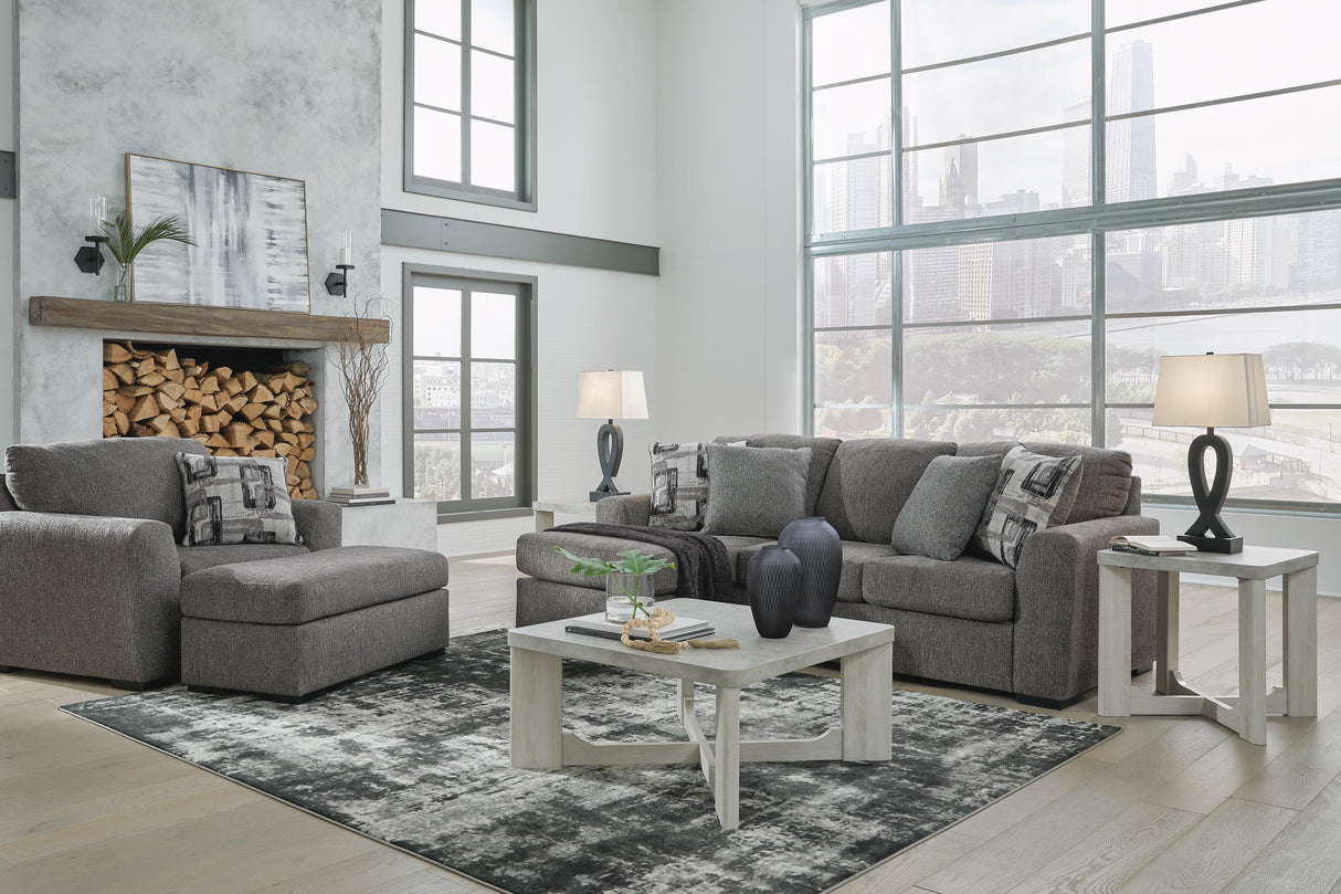 Gardiner Sofa Chaise and Ottoman - 52404U1