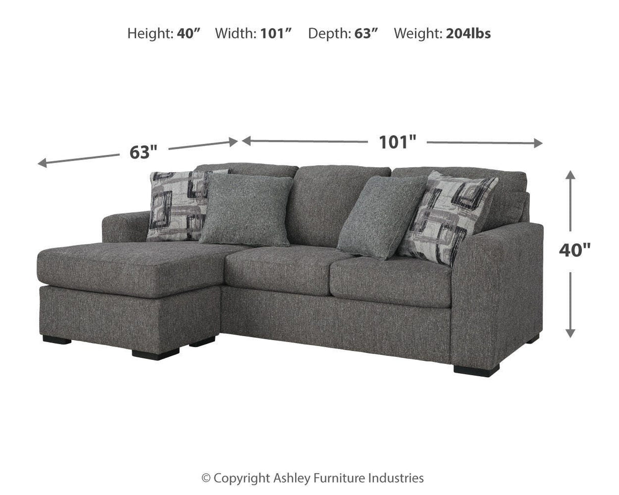 Gardiner Sofa Chaise and Ottoman - 52404U1