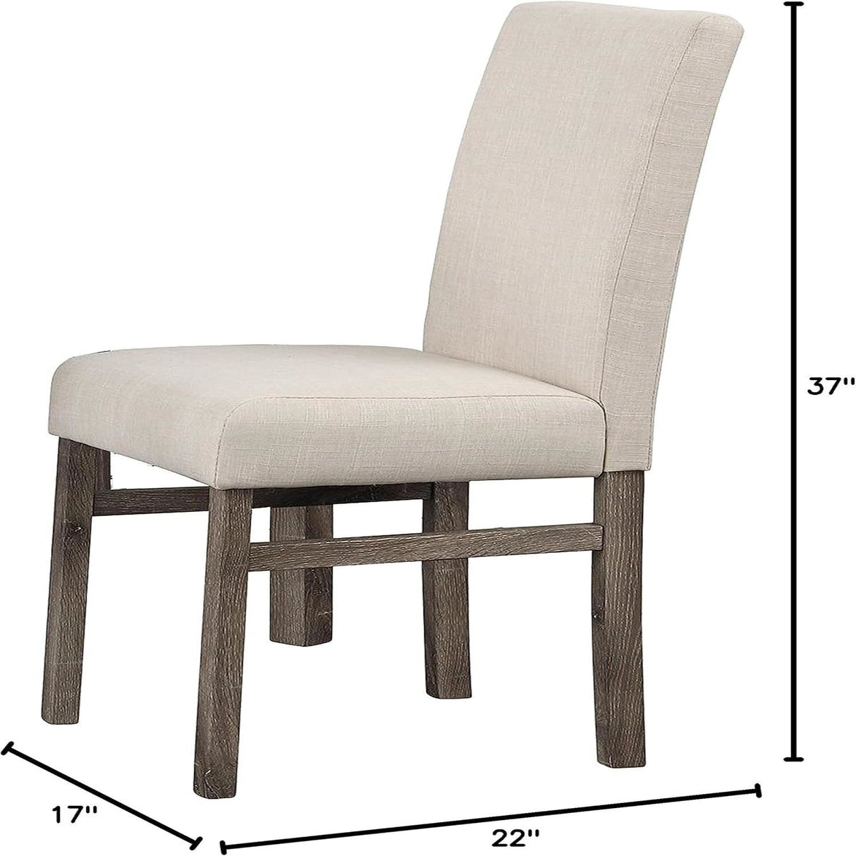 5 Piece Transitional Dining Set With Table And Upholstered Chairs