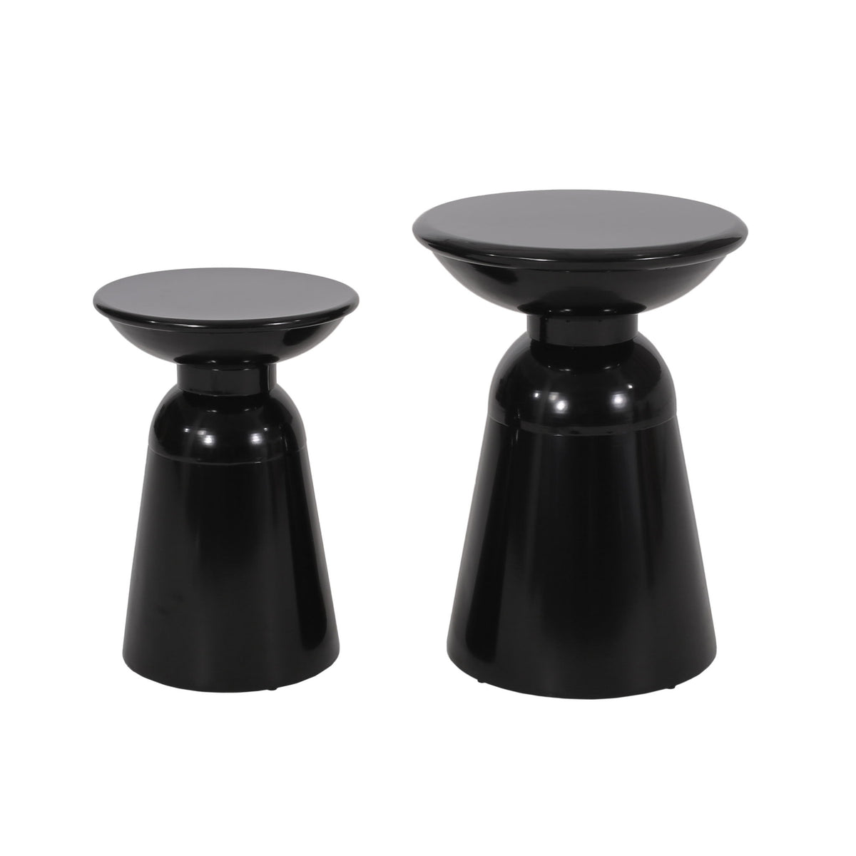 Serenita - Outdoor Side Tables With Flared Design (Set of 2)