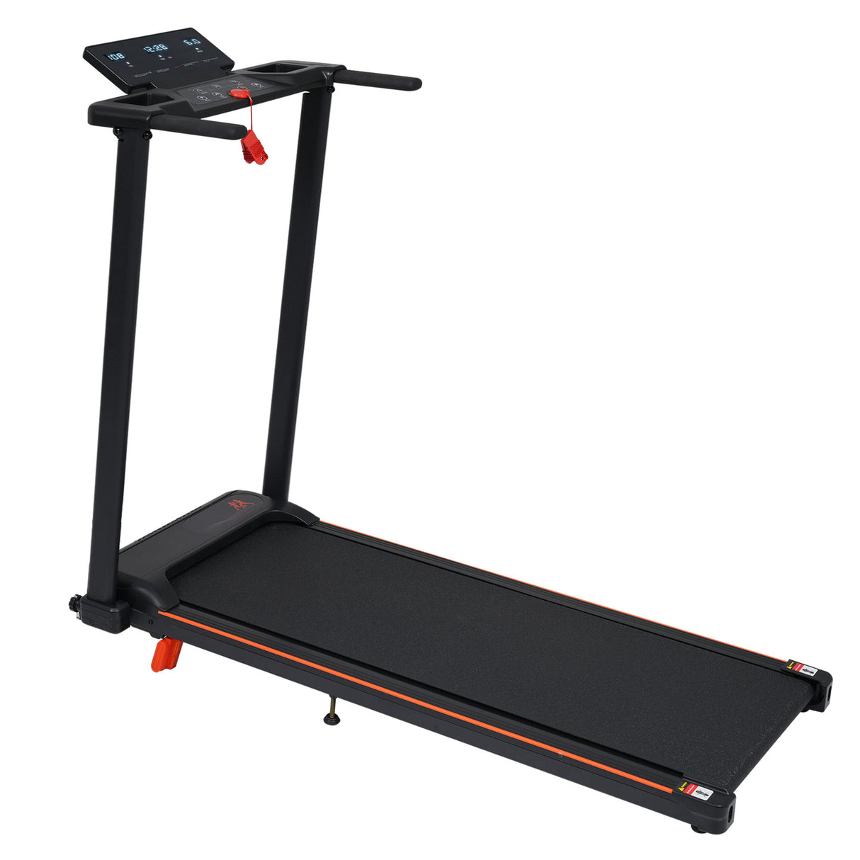 Treadmill With 8% Incline, Portable Treadmills For Home - Black