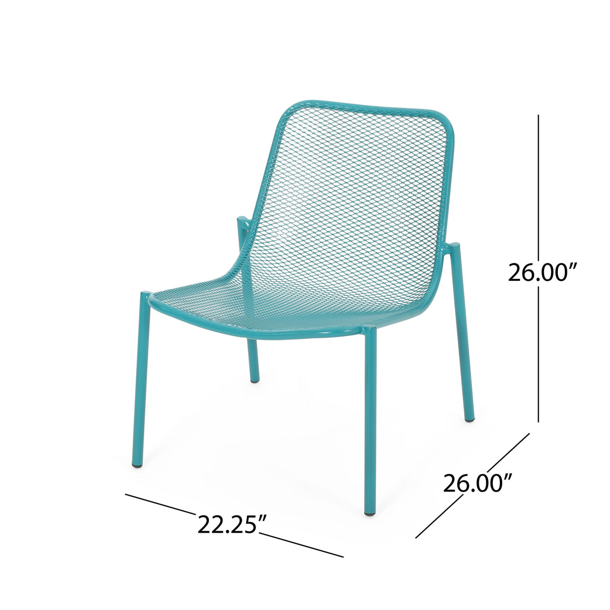 Outdoor Iron Chair With Design