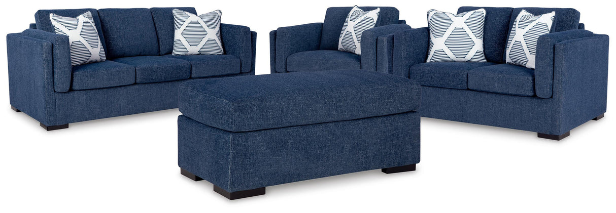 Evansley Sofa, Loveseat, Oversized Chair and Ottoman - 54502U3