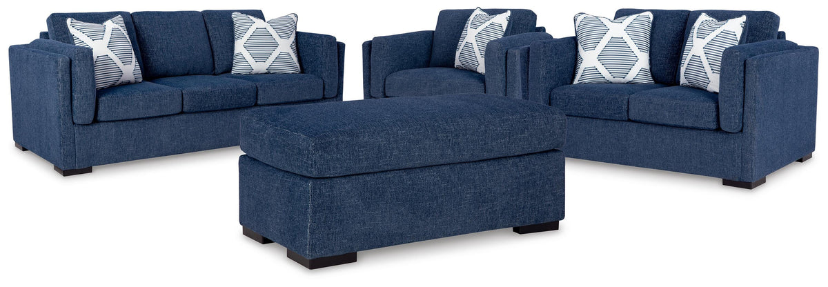 Evansley Sofa, Loveseat, Oversized Chair and Ottoman - 54502U3