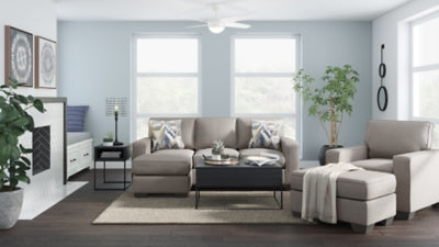 Greaves Sofa Chaise, Chair, and Ottoman - 55104U3