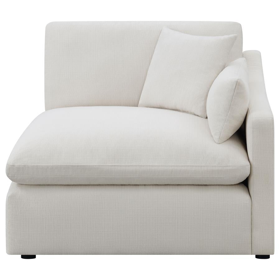 Hobson Upholstered RAF Chair Ivory - 551454RAF