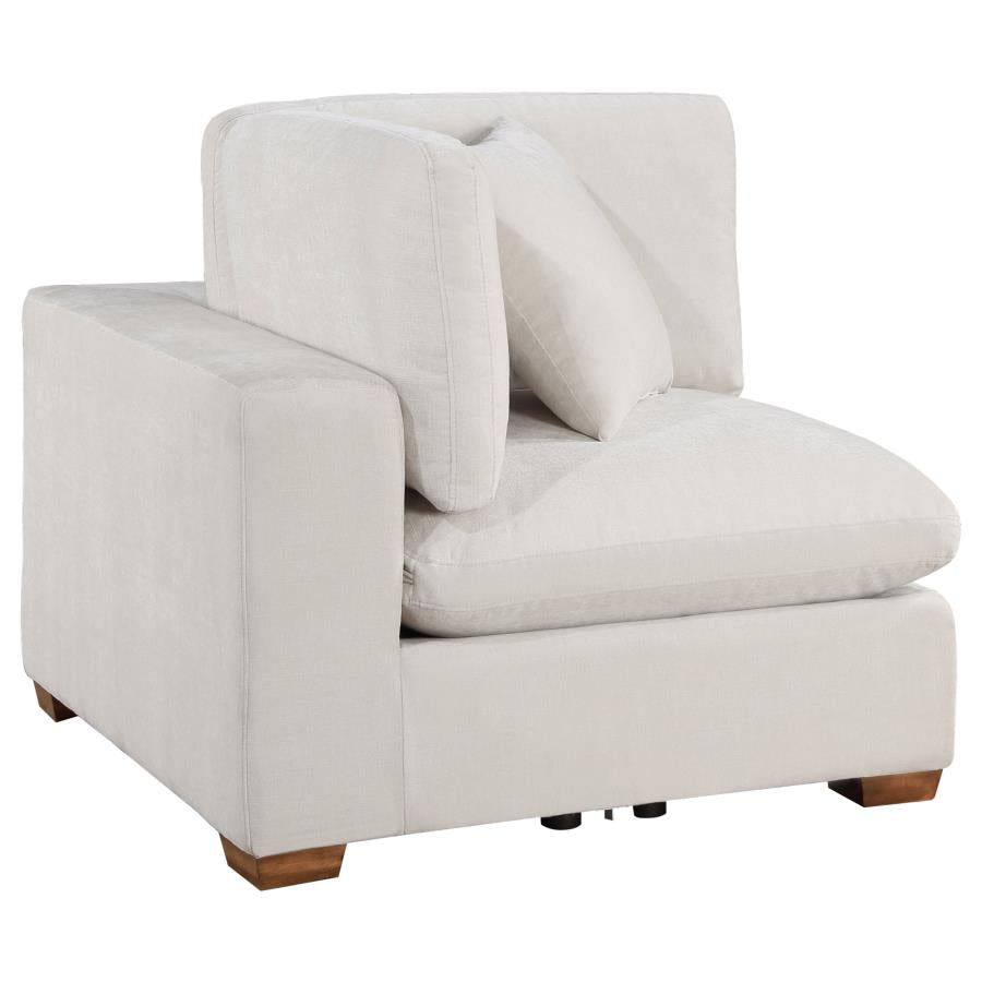 Lakeview 5-piece Upholstered Modular Sectional Sofa Ivory - 551461-SETB