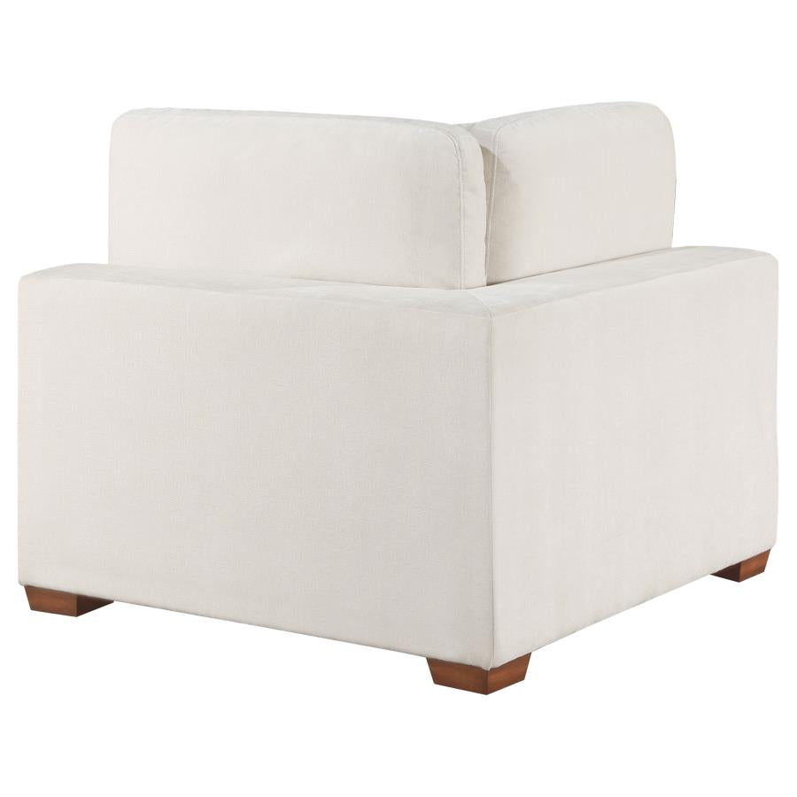Lakeview 5-piece Upholstered Modular Sectional Sofa Ivory - 551461-SETB