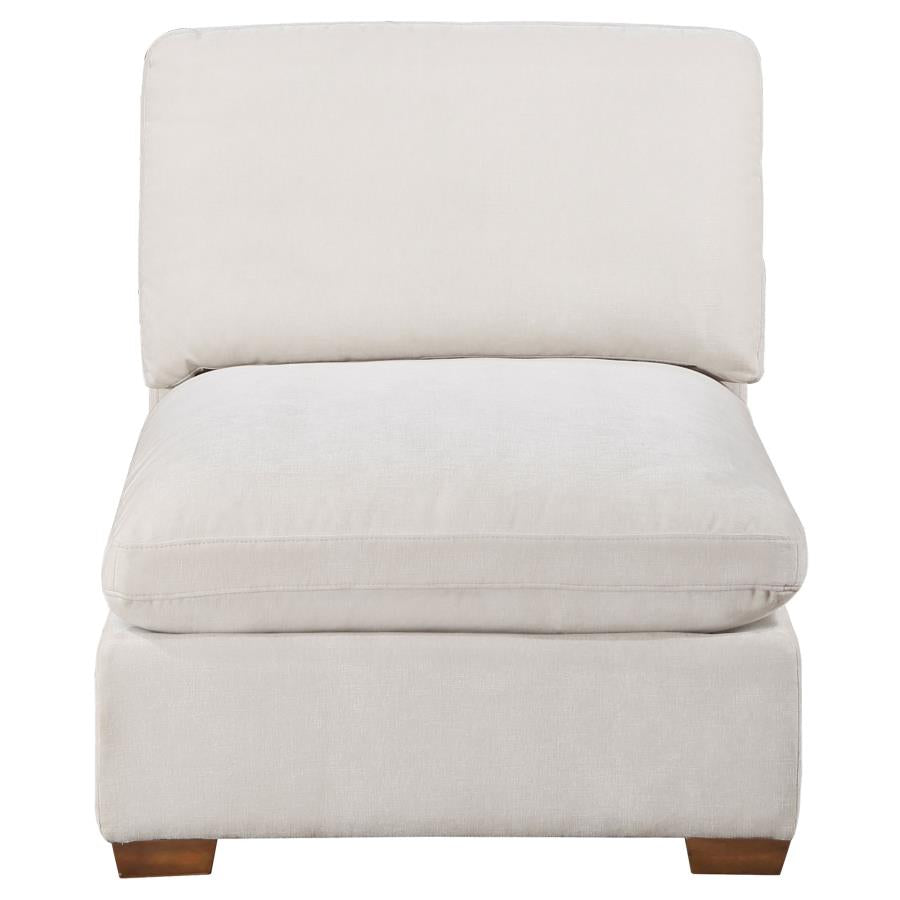 Lakeview Upholstered Armless Chair Ivory - 551461