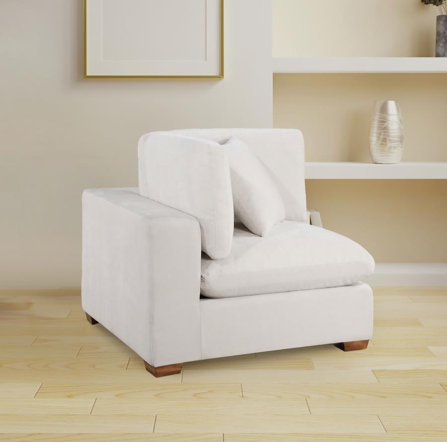 Lakeview Upholstered Corner Chair Ivory - 551462