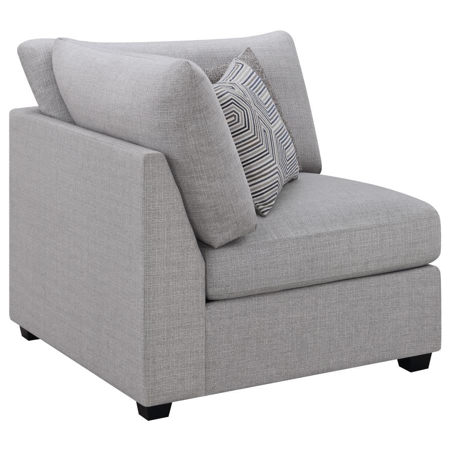 Cambria Upholstered Corner Grey - 551512