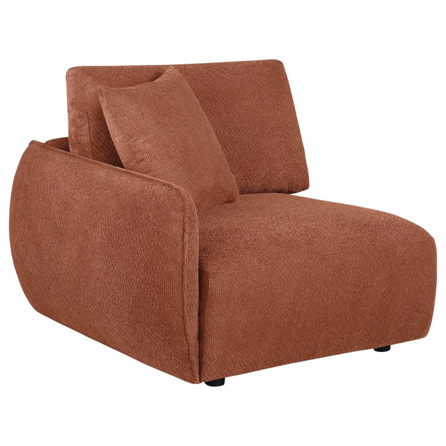 Elysia 6-piece Chenille Upholstered Modular Sectional Sofa Coral - 551891-SET