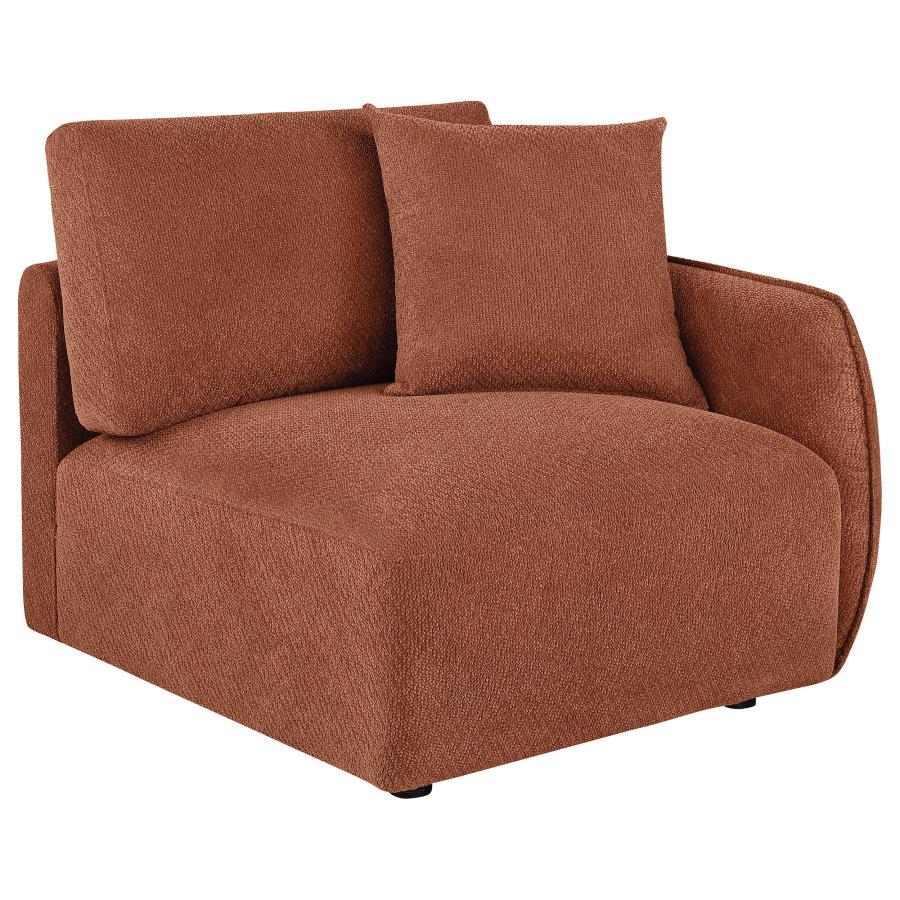 Elysia 6-piece Chenille Upholstered Modular Sectional Sofa Coral - 551891-SET