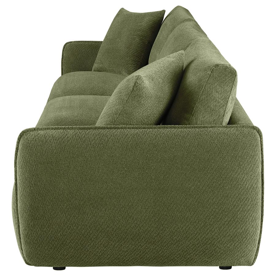 Elysia Chenille Upholstered Modular Lounge Sofa Green - 551895-SOFA