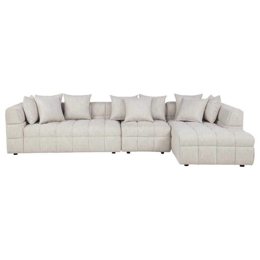 Amara 3-Piece Upholstered Sectional Sofa - 551911-SETA