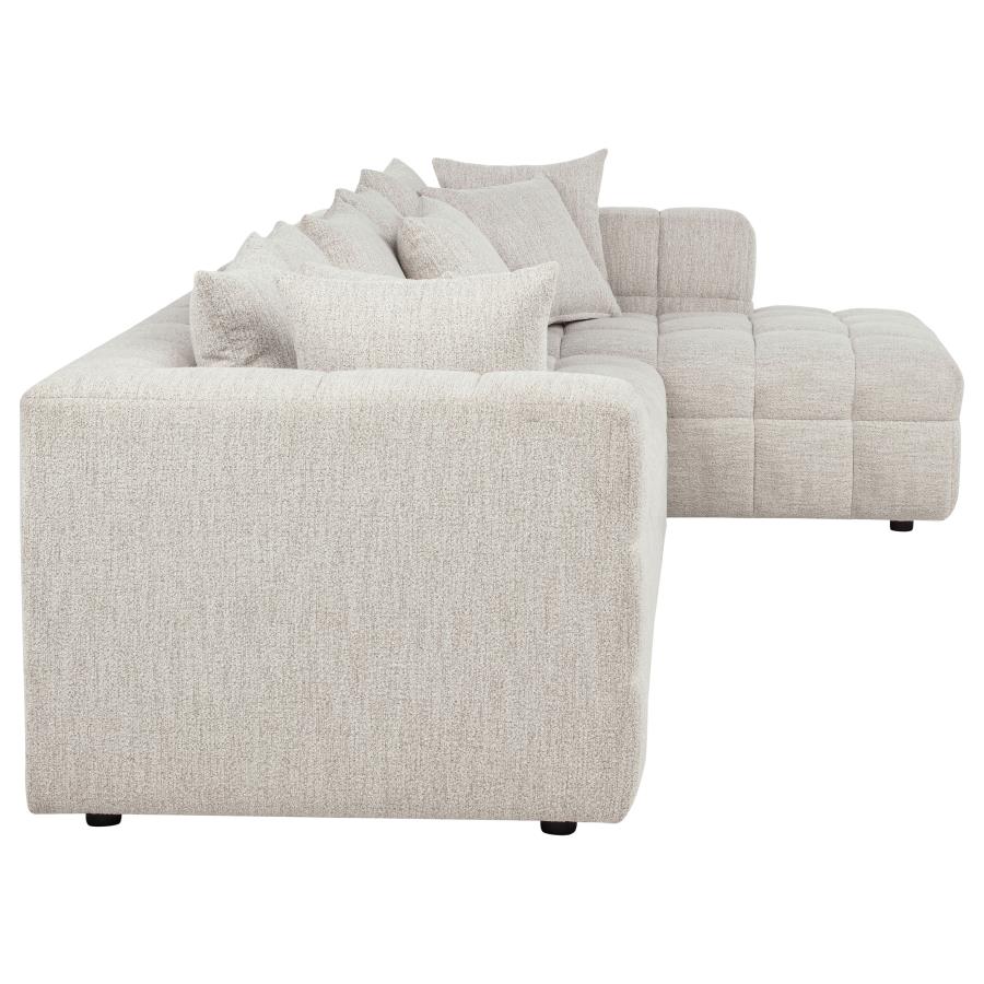 Amara 3-Piece Upholstered Sectional Sofa - 551911-SETA