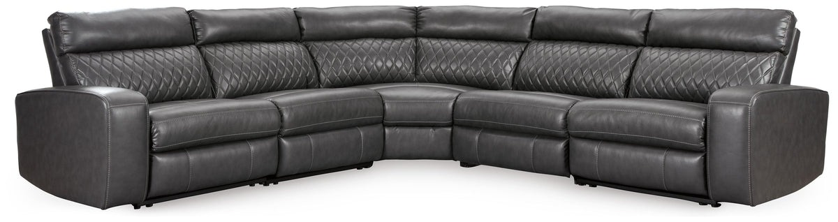 Samperstone 5-Piece Power Reclining Sectional - 55203S1