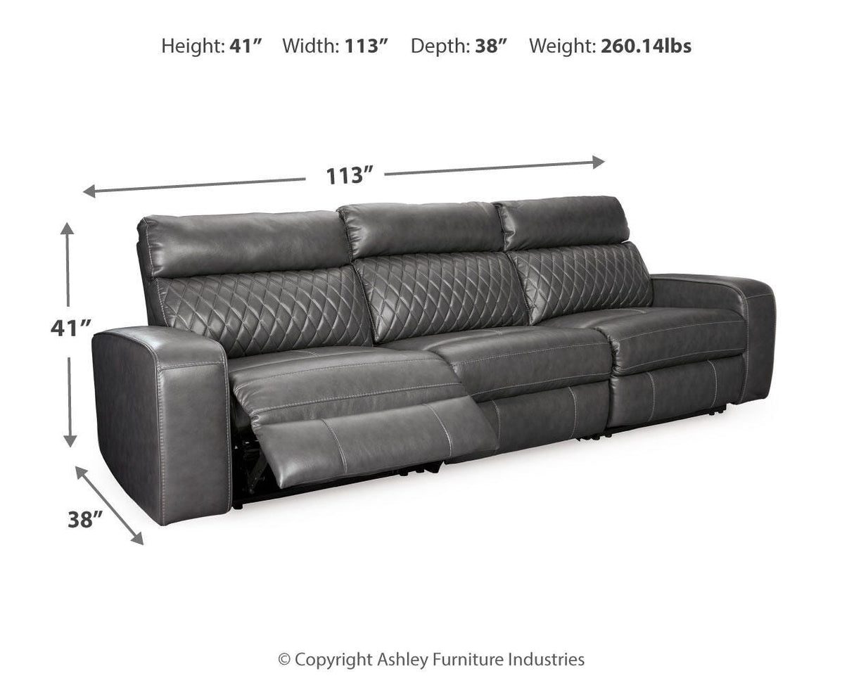 Samperstone 3-Piece Power Reclining Sectional Sofa - 55203S4