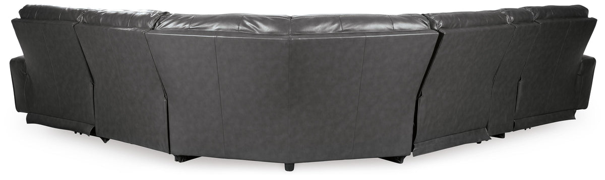 Samperstone 6-Piece Power Reclining Sectional - 55203S2