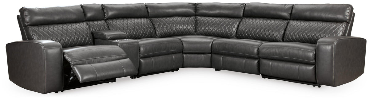 Samperstone 6-Piece Power Reclining Sectional - 55203S2