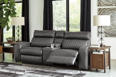 Samperstone 3-Piece Power Reclining Sectional Loveseat - 55203S3