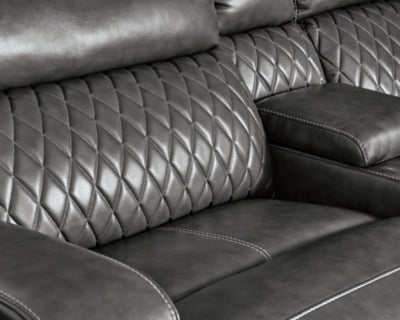 Samperstone 3-Piece Power Reclining Sectional Loveseat - 55203S3