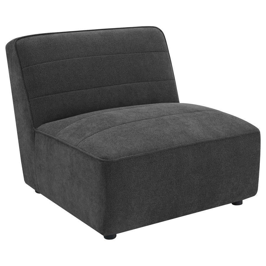 Sunny 6-piece Upholstered Modular Sectional Sofa Charcoal - 552081-SET