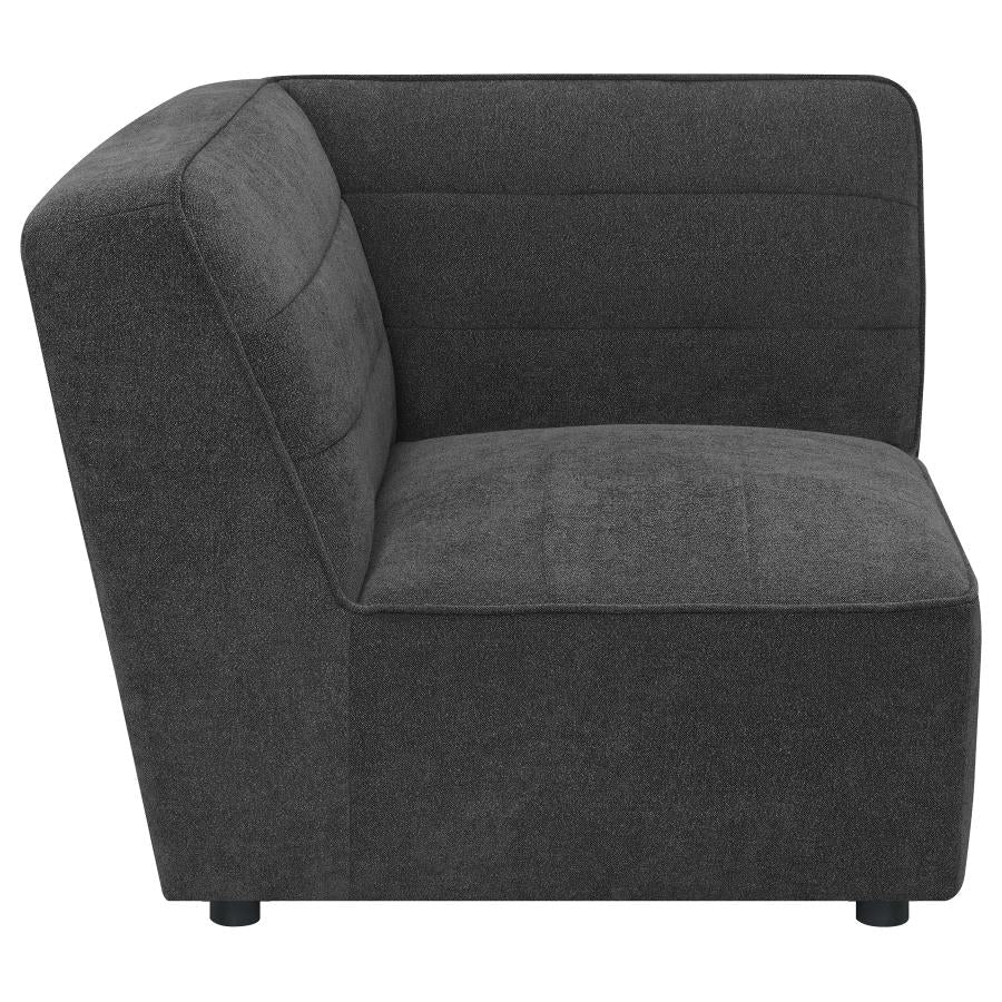 Sunny Upholstered Corner Chair Dark Charcoal - 552082