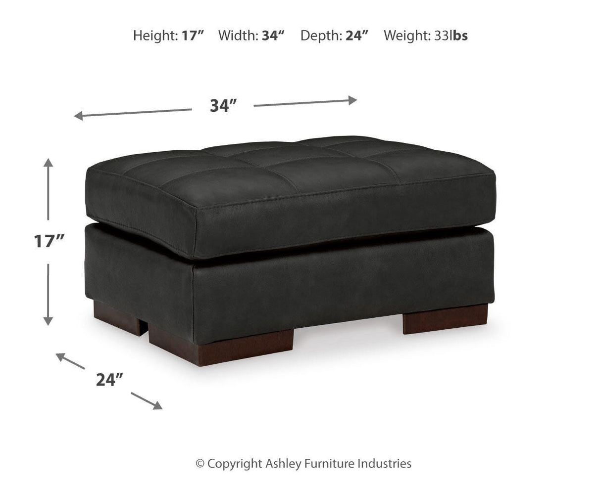 Luigi Oversized Chair and Ottoman - 56506U2