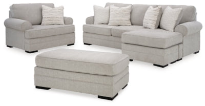 Eastonbridge Sofa Chaise, Oversized Chair, and Ottoman - 56603U1