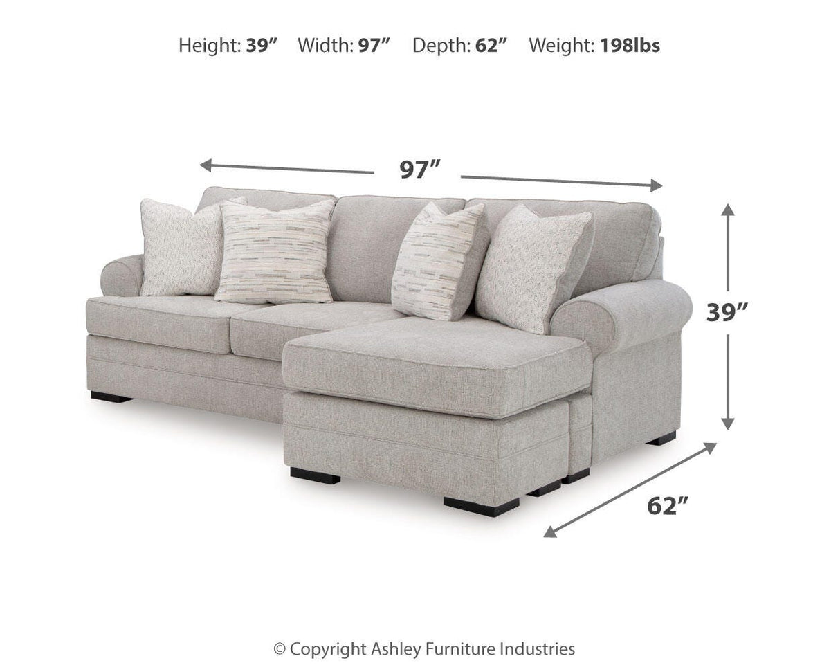 Eastonbridge Sofa Chaise, Oversized Chair, and Ottoman - 56603U1