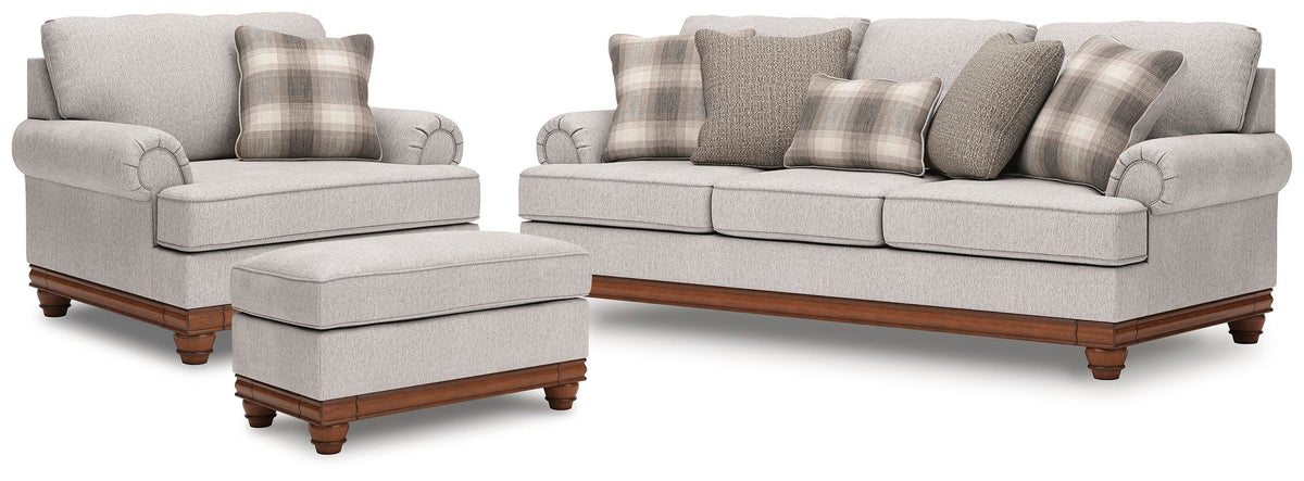 Clearbrooke Sofa, Oversized Chair and Ottoman - PC56803U2