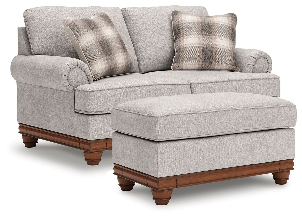 Clearbrooke Loveseat and Ottoman - PC56803U1