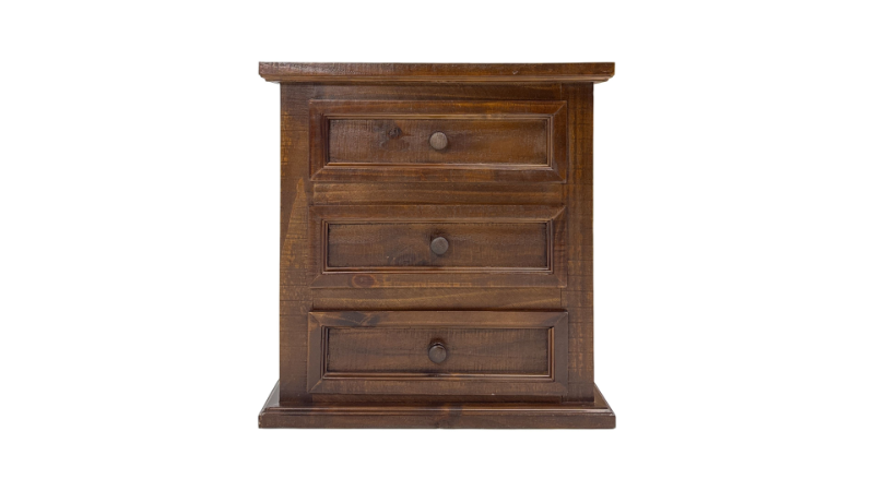 ZVB DOC WALNUT 3 DWR NIGHTSTAND - DOCWNS