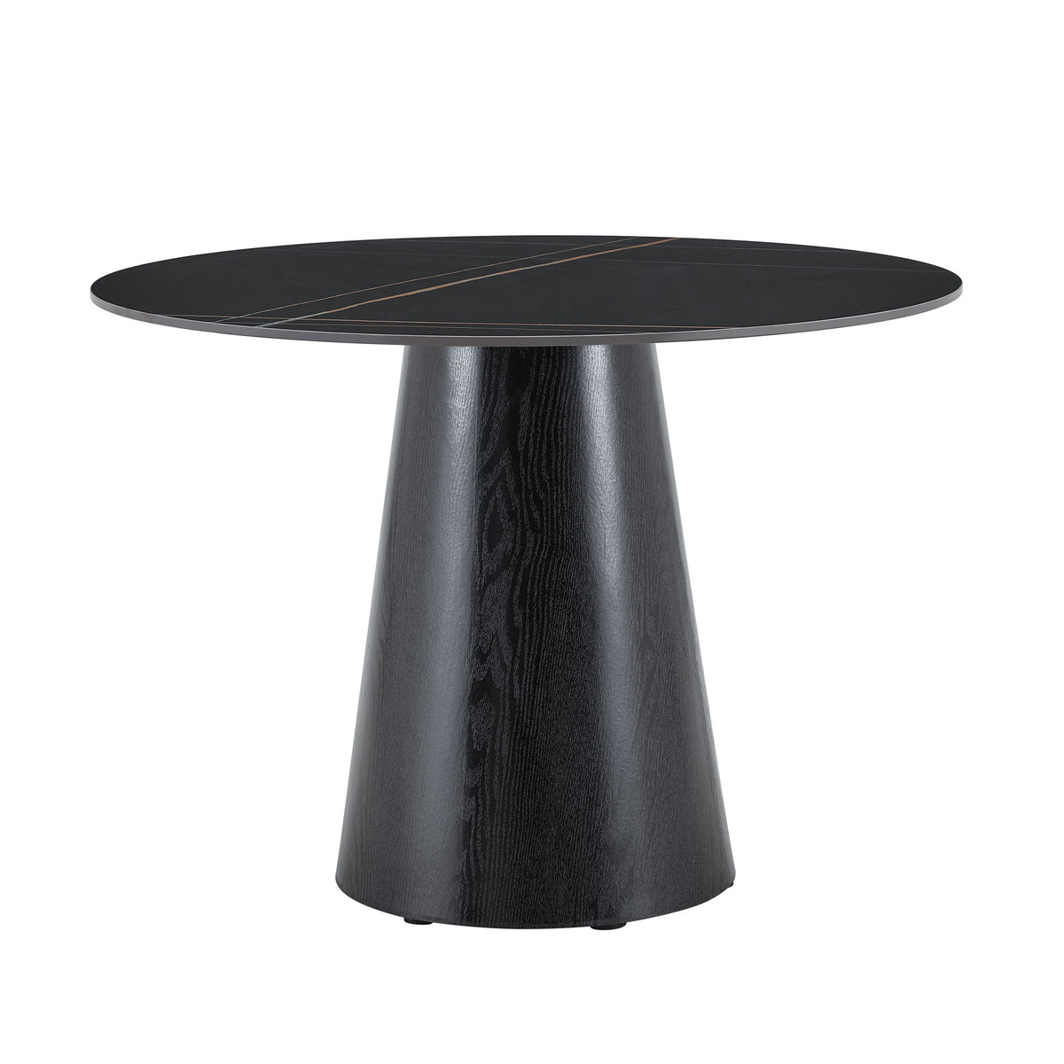 Round Dining Table - Black