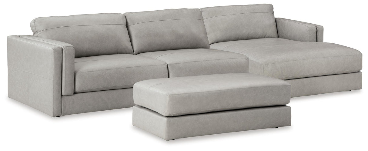 Amiata 2-Piece Sectional with Chaise and Ottoman - 57404U1
