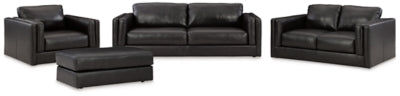 Amiata Sofa, Loveseat, Oversized Chair and Ottoman - 57405U4