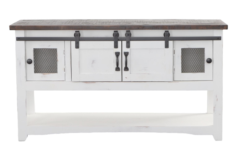 ZVA MESH 4 DOOR SOFA TABLE - 1027CON