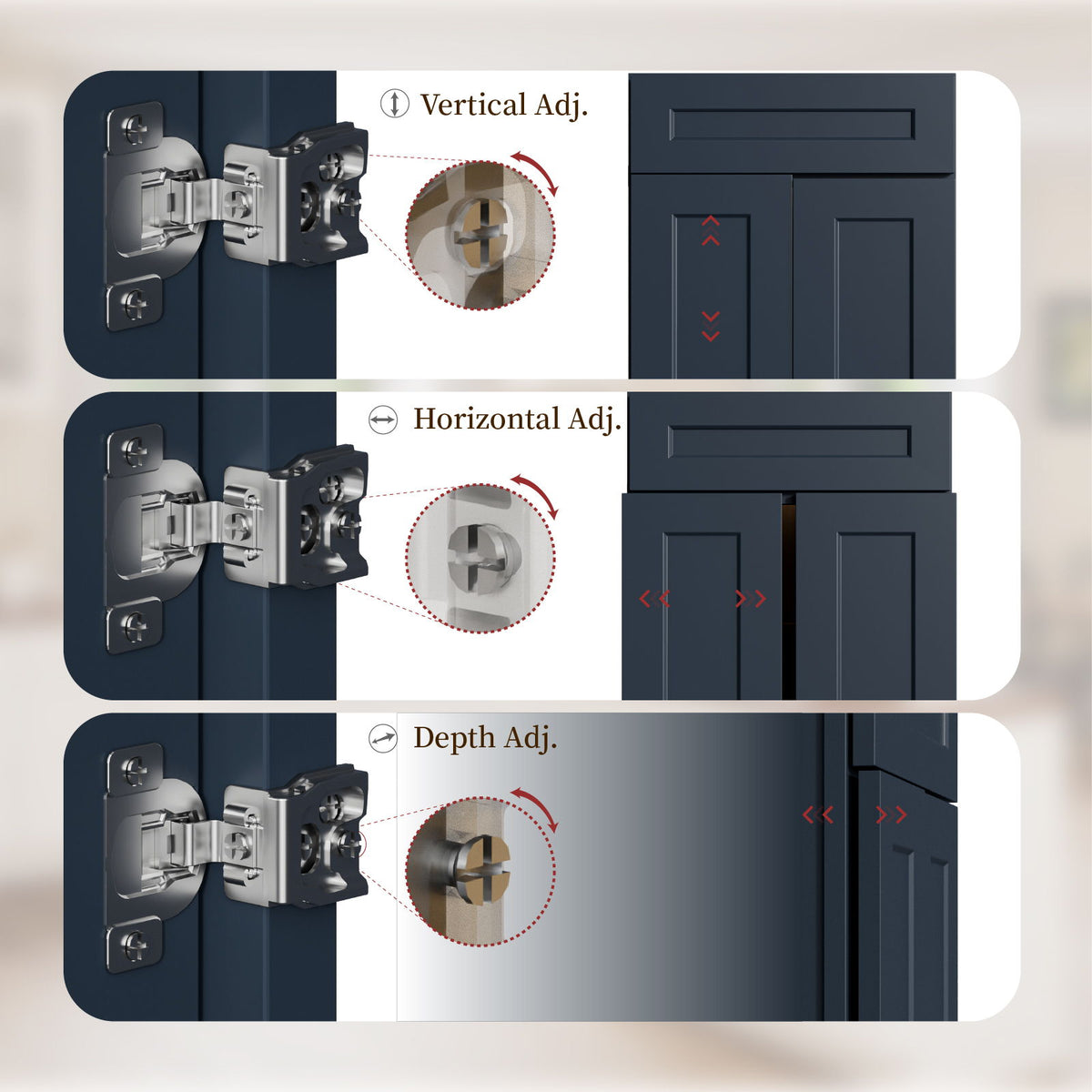 Shaker Base Cabinet & Soft-Close Door And Drawer