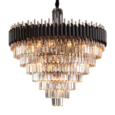 Round 37 Light Chandelier - LT-CH975-37CLR