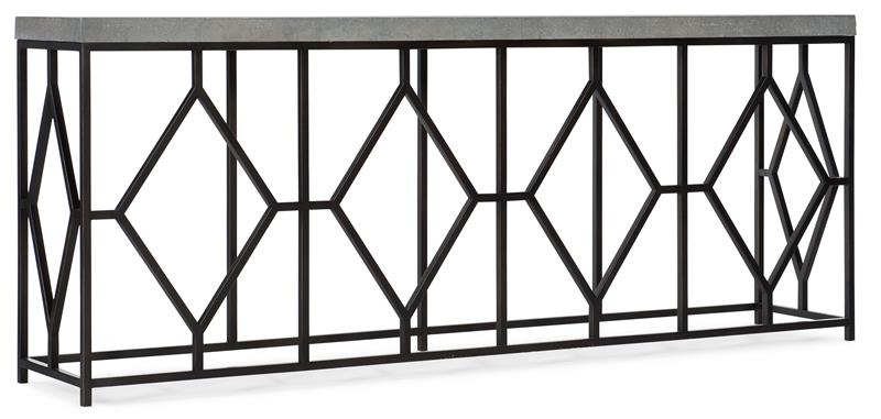 Ciao Bella Metal and Faux Concrete Console Table - 5805-85002-00