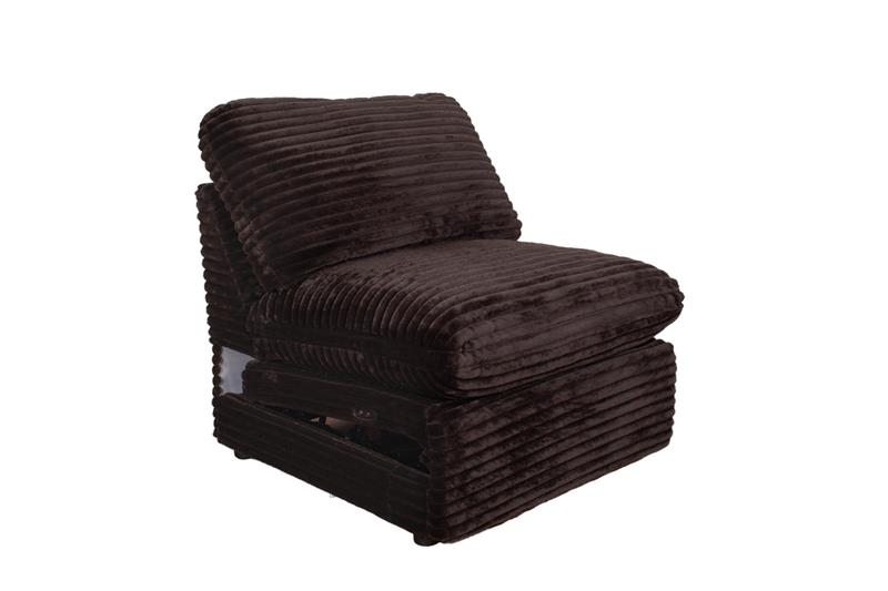 Collins Modular Power Armless Recliner Chocolate Brown - 610350ARP