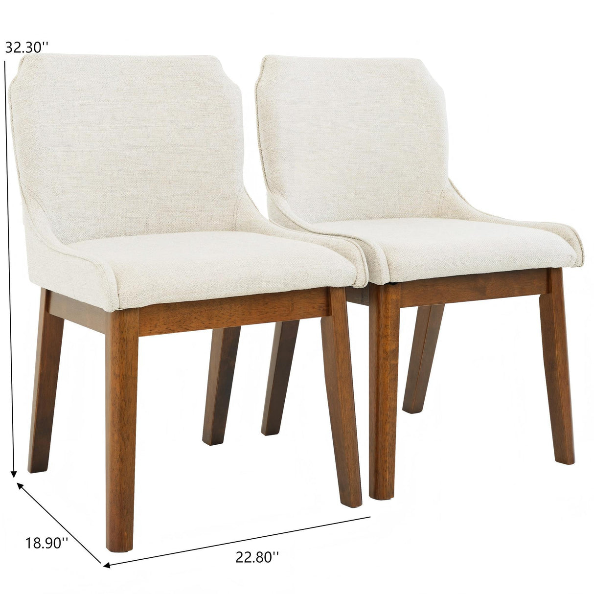 Ellis - Dining Chair (Set of 2) - Beige
