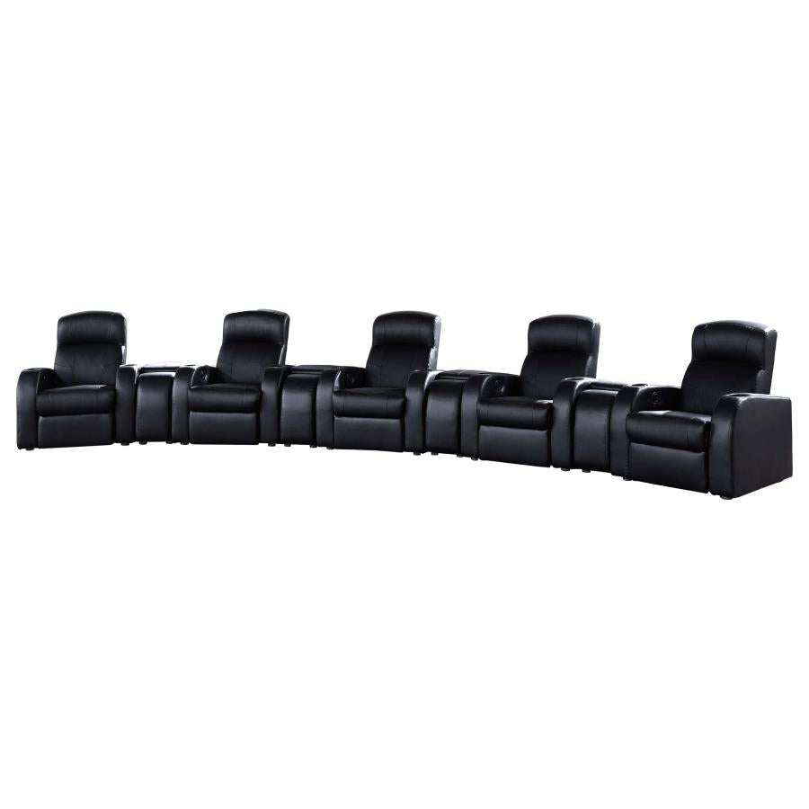 Cyrus 9-piece Upholstered Home Theater Seating - 600001-S5A